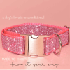 Crystal Bling Rhinestone Dog Collar – 12 Crystal Colors