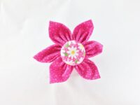 Assorted Pink Pet Collar Flowers