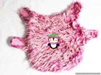 Handmade Penguin Fur Cute XS Dog Coat for Girl Puppies and Small Dogs, Warm Winter Dog Coat
