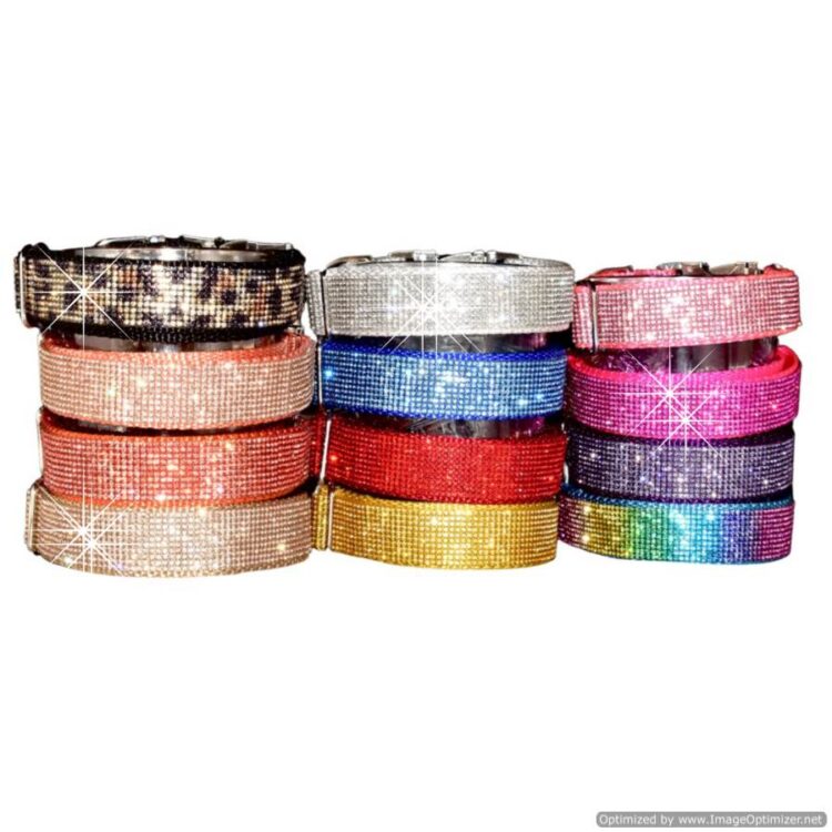 Crystal Bling Rhinestone Dog Collar
