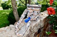 Handmade Dog Walker Bag Gift for Dog Lovers in Neutral Colorswith FREE Poop Bags with Built-in Waste Bag Dispenser