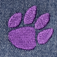 Purple Pawprint